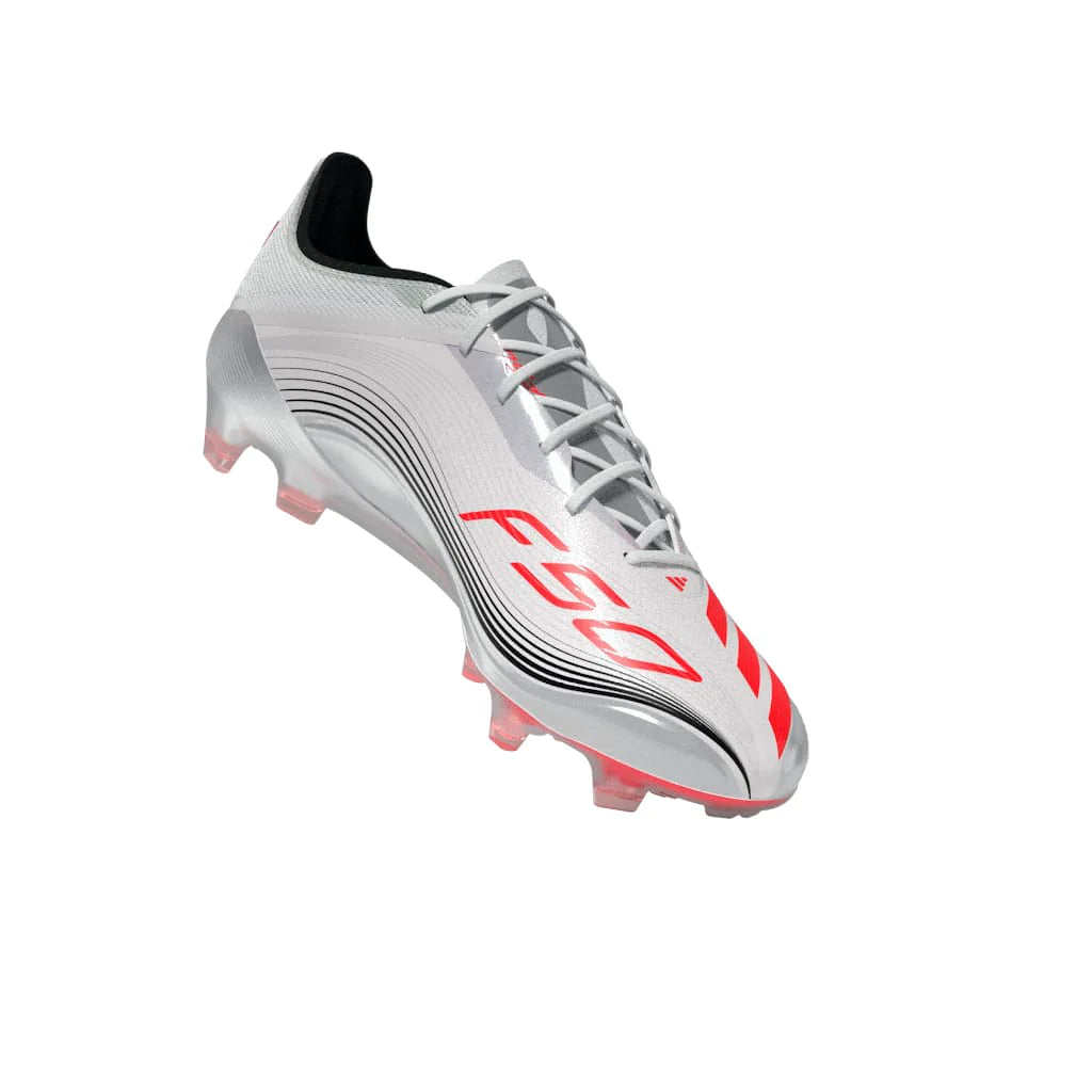 adidas F50 Messi Elite Firm Ground Soccer Cleats White Red
