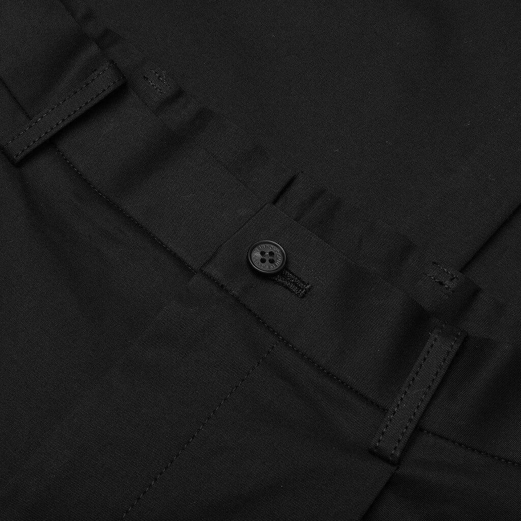 Cotton Chino Pants Black