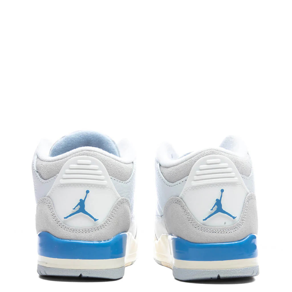 Air Jordan 3 Retro Lucky Shorts PS Summit White Hydrogen Blue Legend Blue
