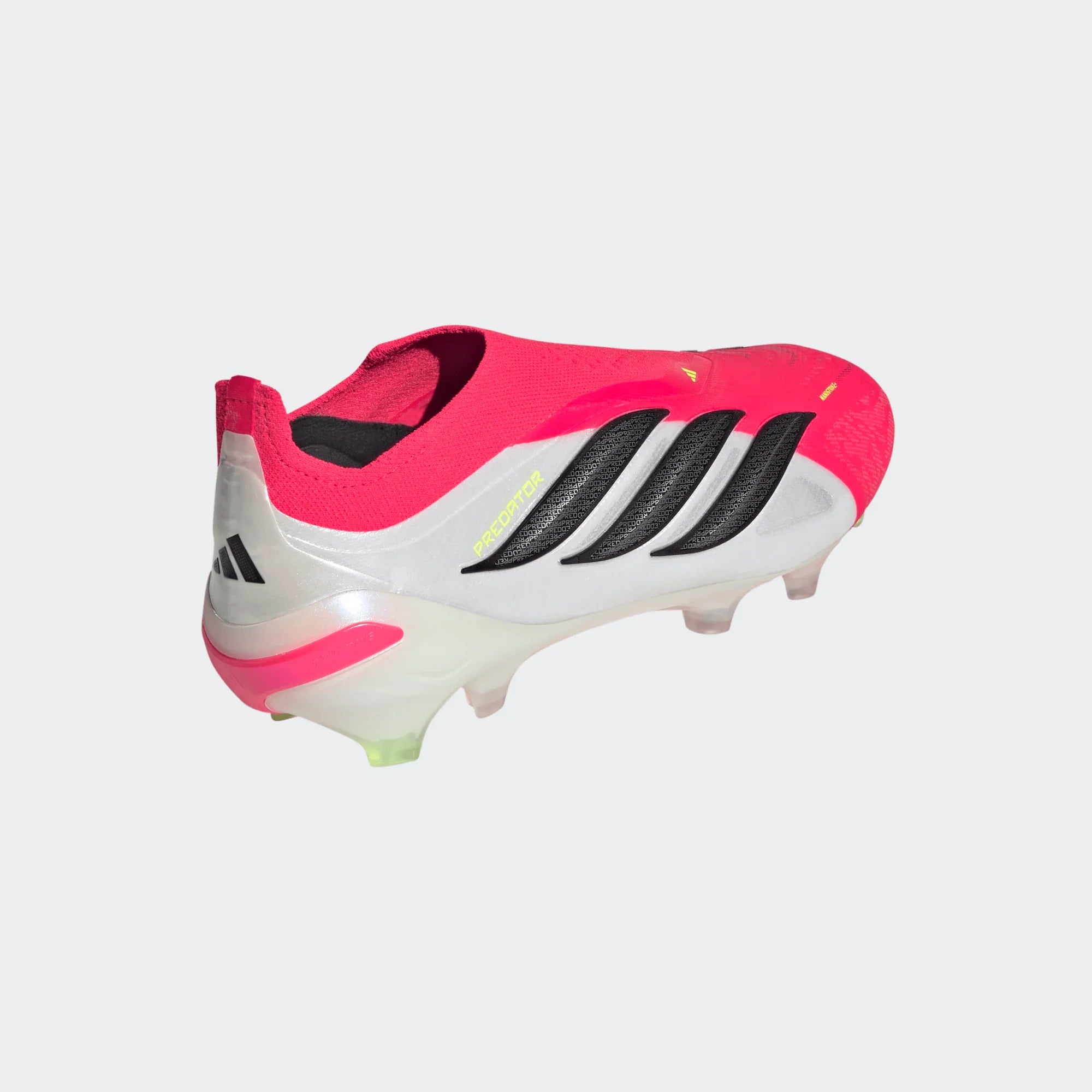 adidas Predator Elite Laceless FG Firm Ground Mens Soccer Cleats Red Black White