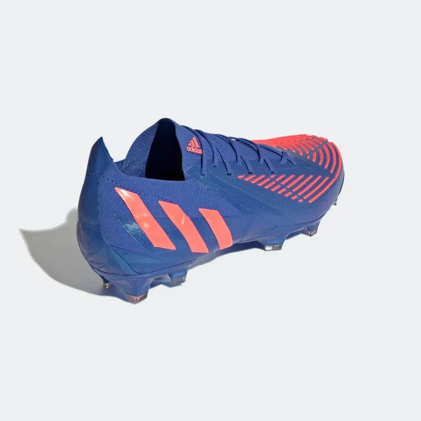 adidas Predator Edge1 Low FG Firm Ground Soccer Cleats Hi Res Blue Turbo Hi Res Blue