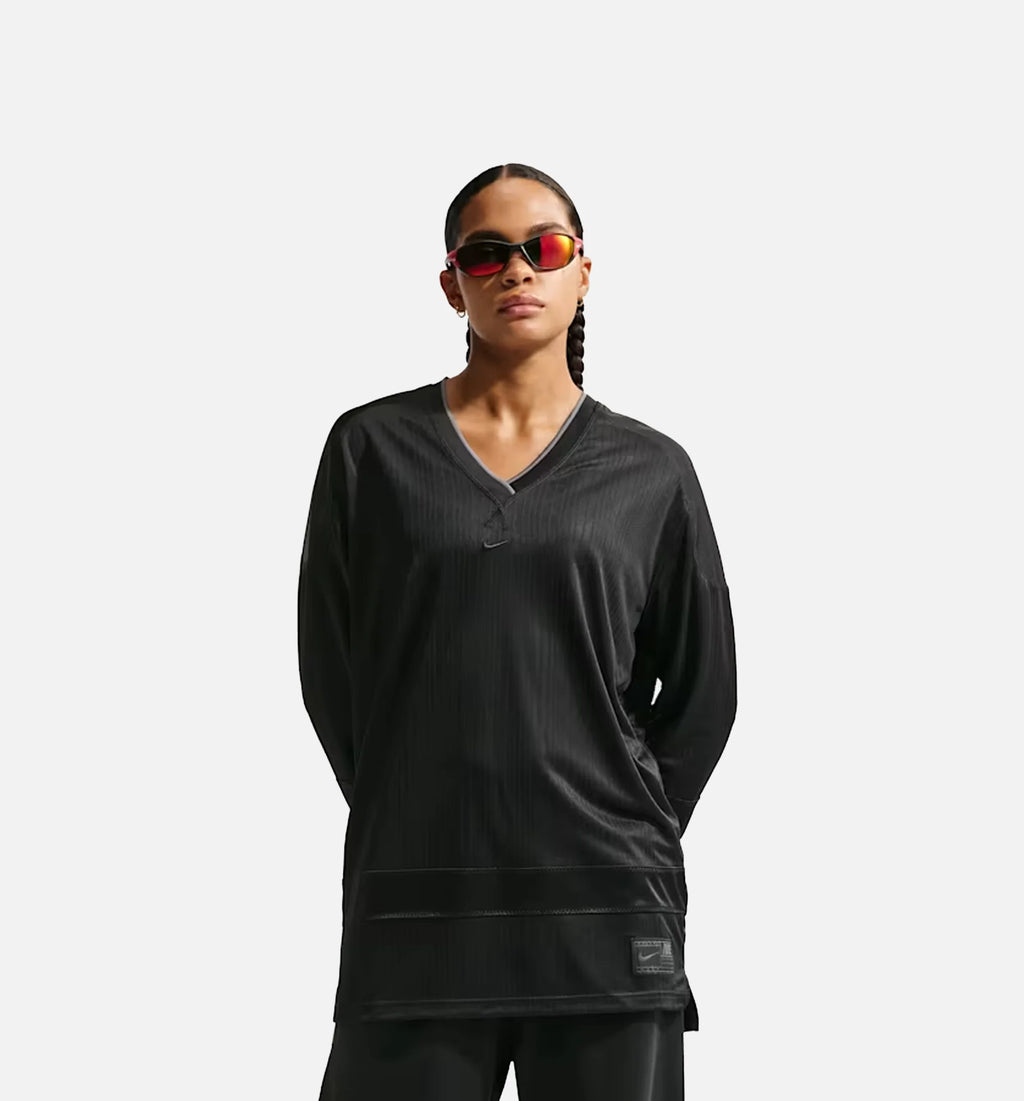 NSW Oversized Tunic Womens Jersey Black Black Black