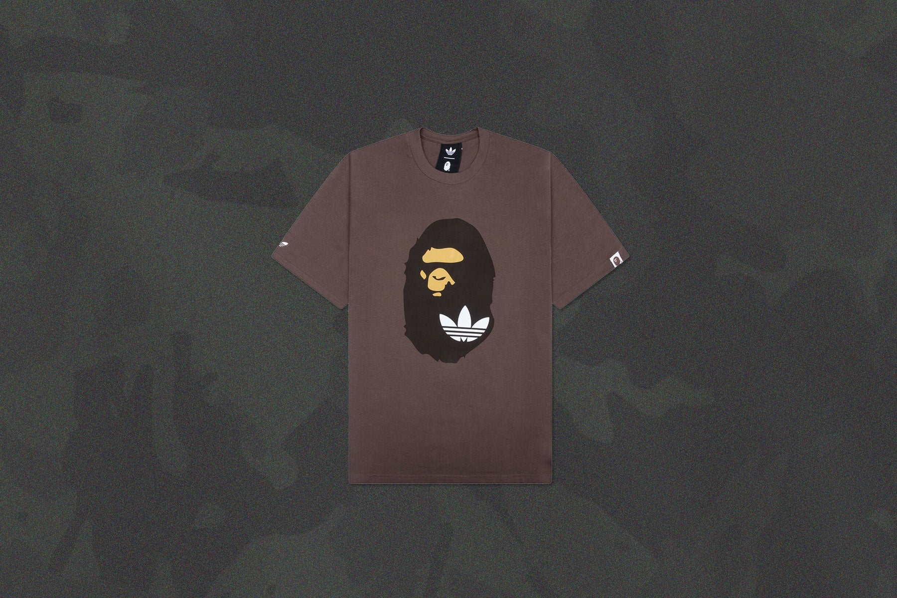 Adidas x BAPE S S Tee Earth Strata