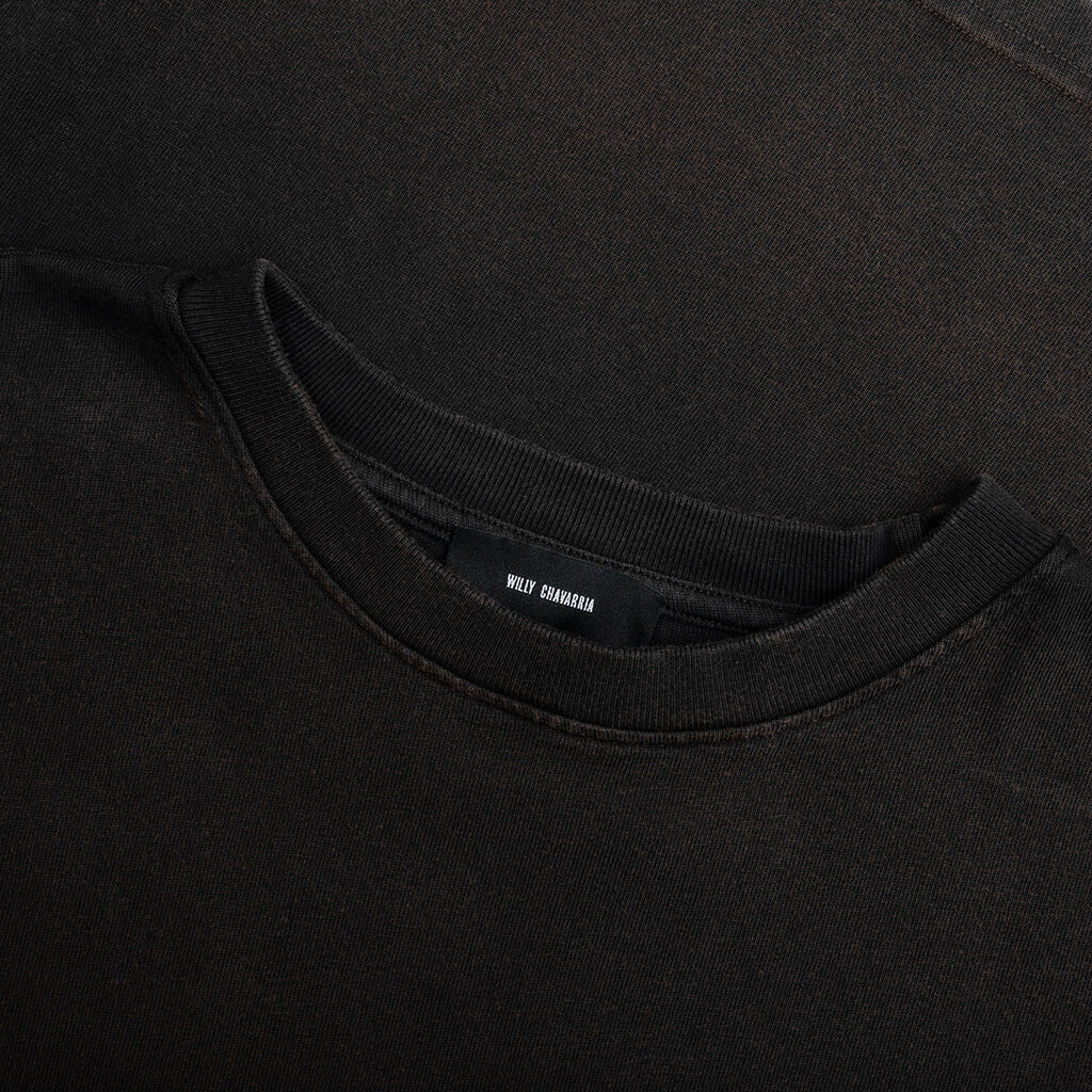 Sad Papi S S Buffalo Tee Black