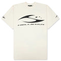 H Cursive Logo T Shirt White