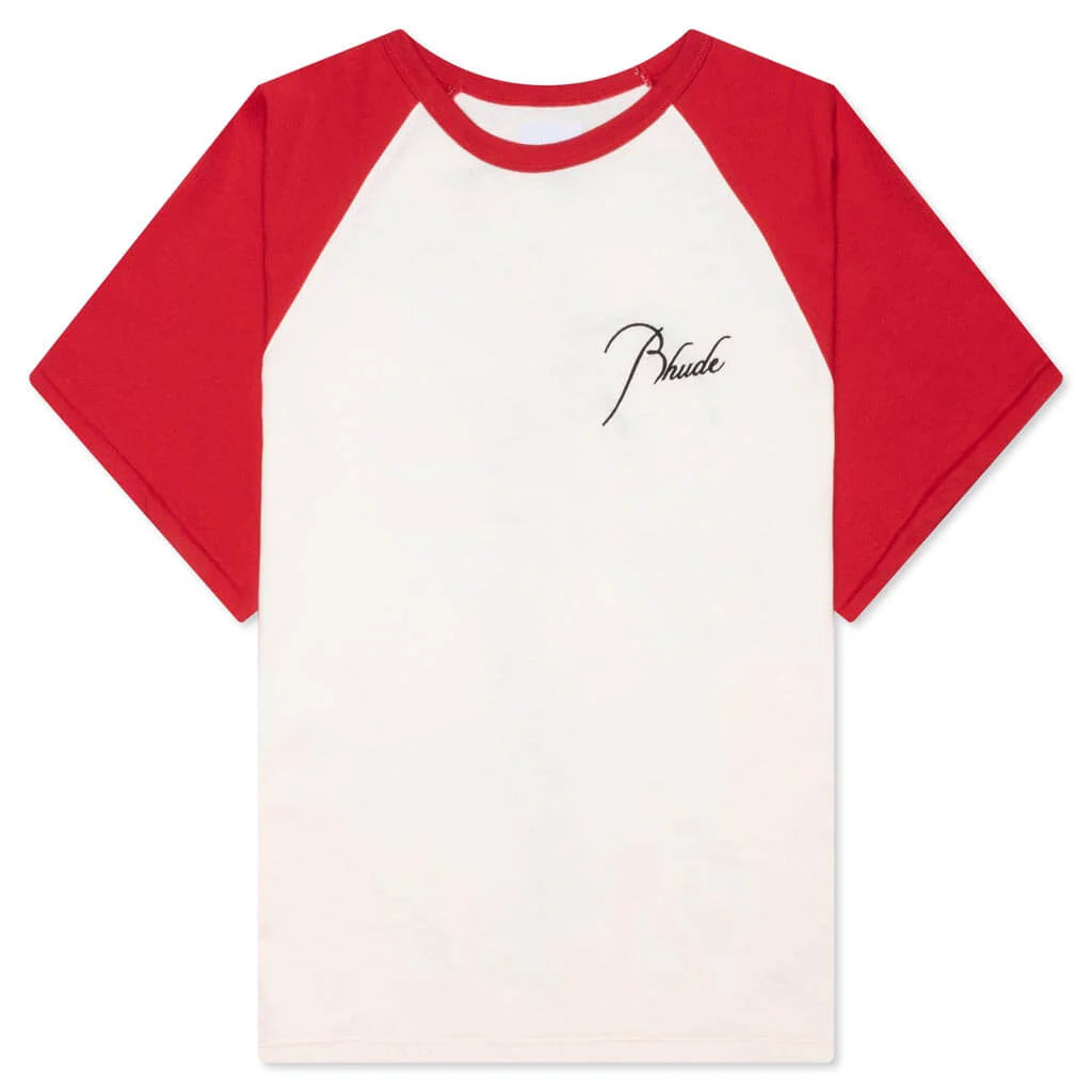 Raglan Tee Vintage Red