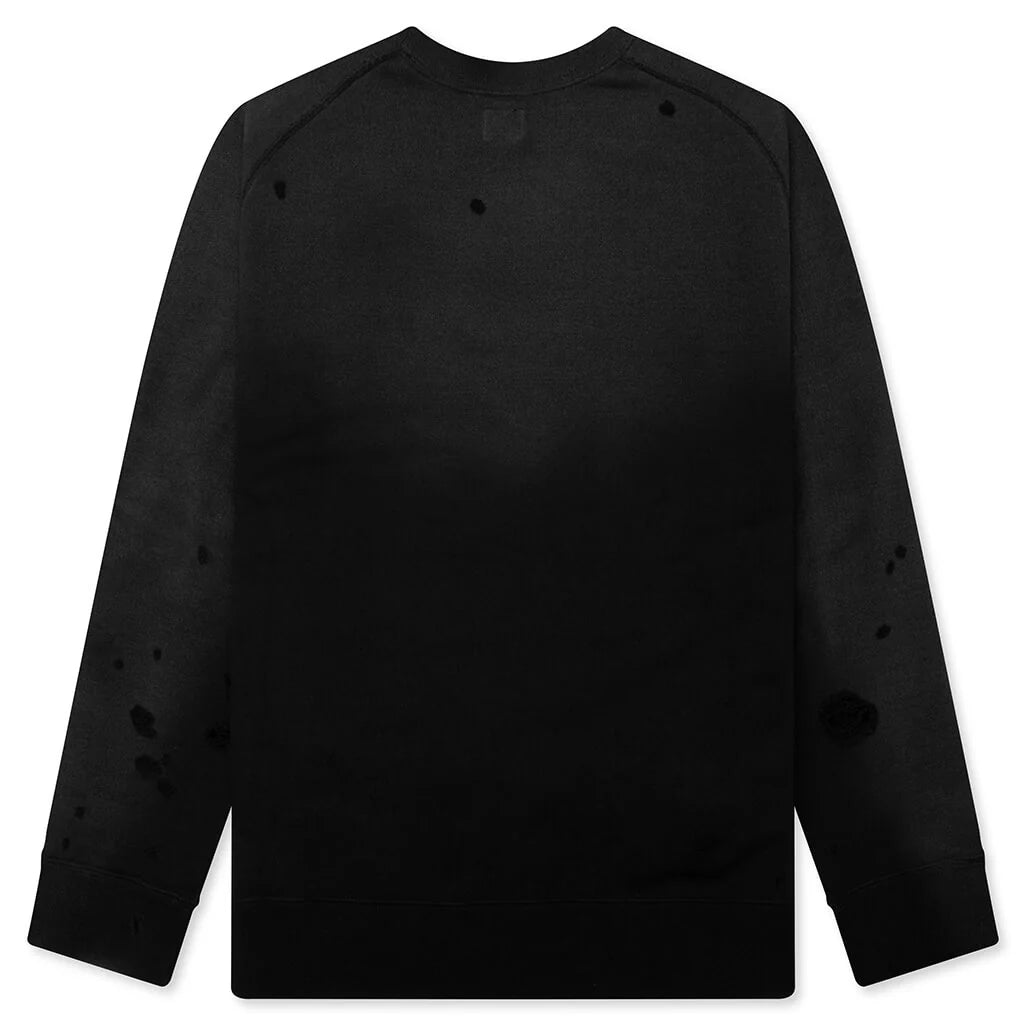 Deconstructed Sweatshirt Black