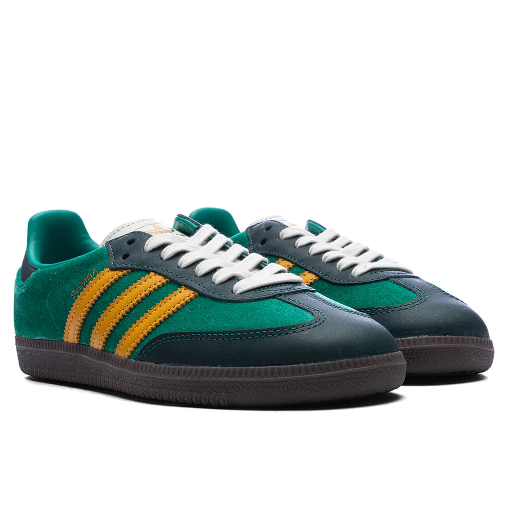 Womens Samba OG Court Green Preloved Yellow Collegiate Green