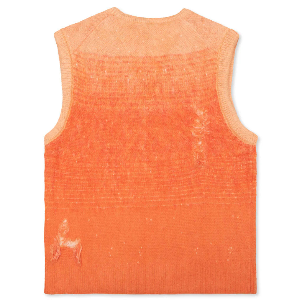 Gradient Mohair Vest Sunkist