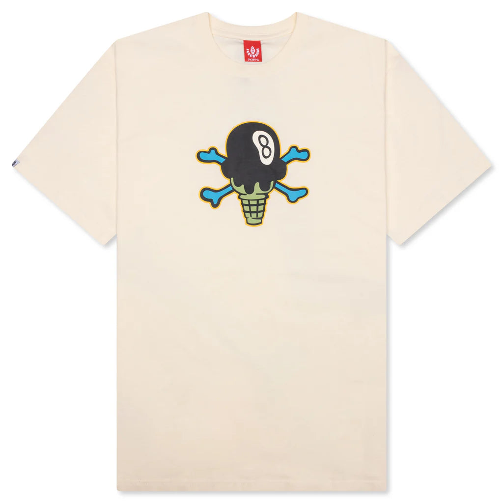 8 Ball S S Tee White