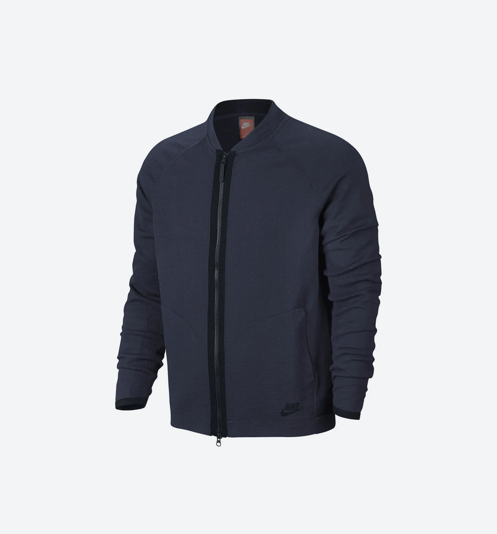 Sportswear Tech Knit Bomber Jacket Mens Obsidian Black