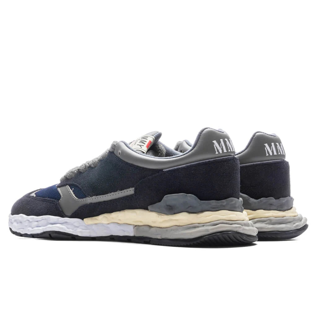 George OG Sole Mix Material Low Top Navy