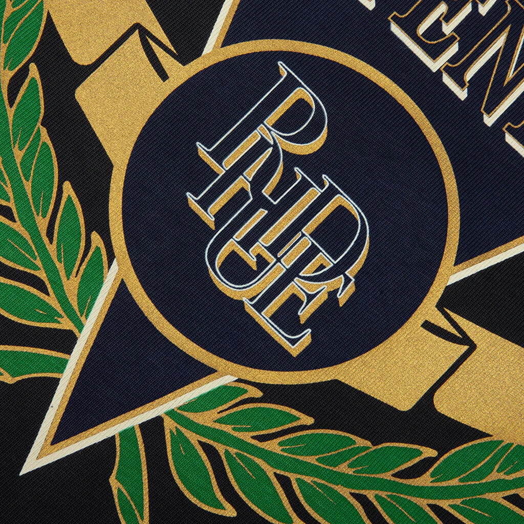 Montenegro Regatta L S Tee Vintage Black Navy Green