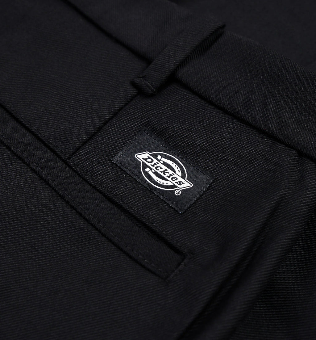 Pleated Front Mens Pants Black