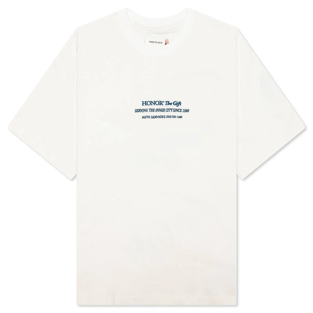 Community S S Tee White