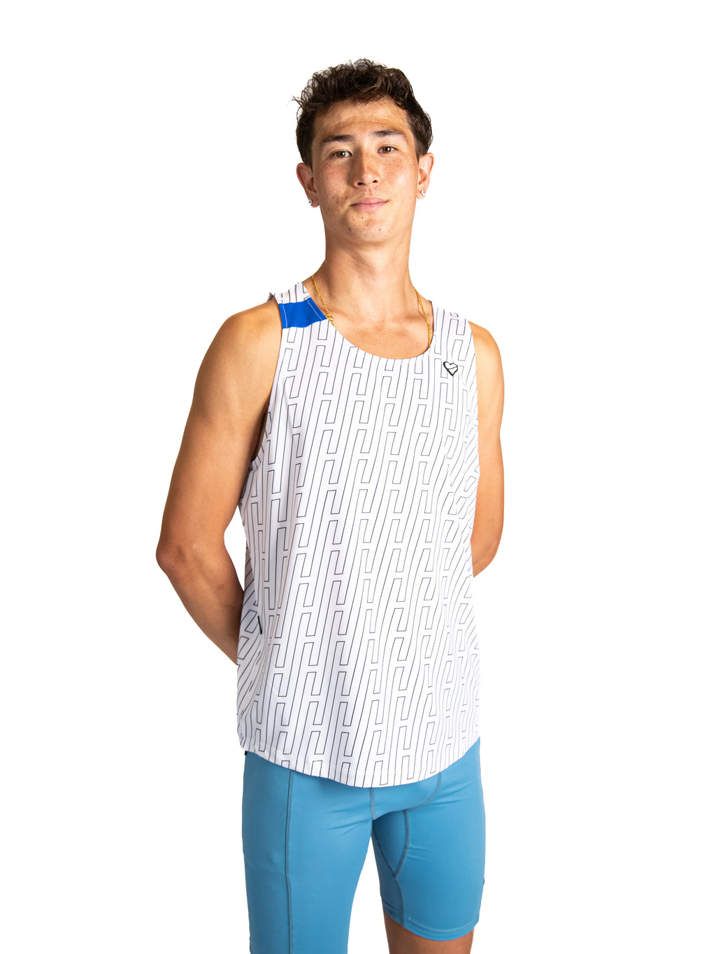 Heartbreak Mens Monogram Singlet