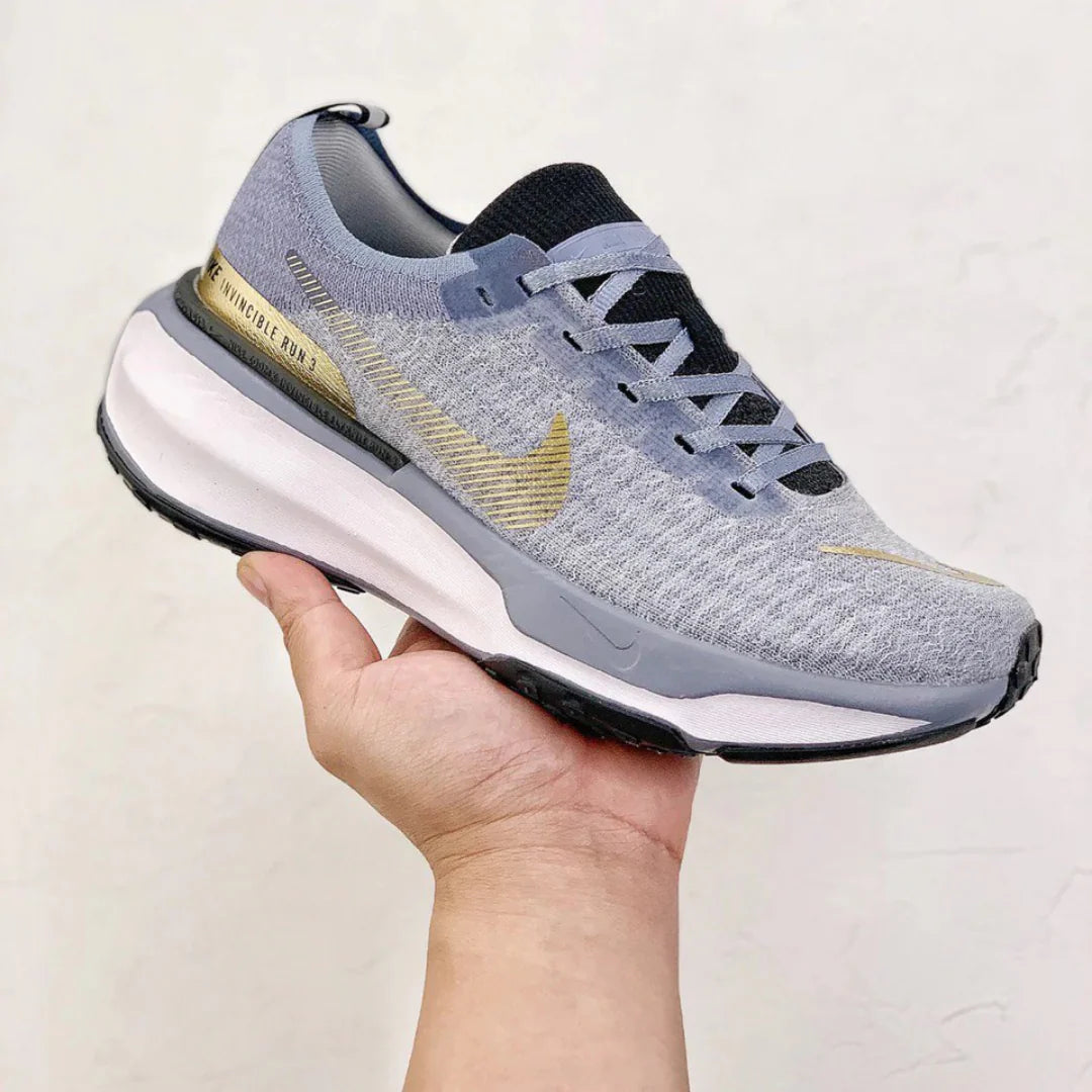 Nike Invincible Run 3 Azul Dourado