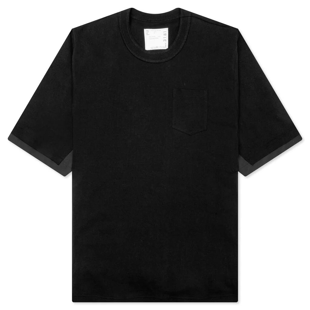 Cotton Jersey T Shirt Black