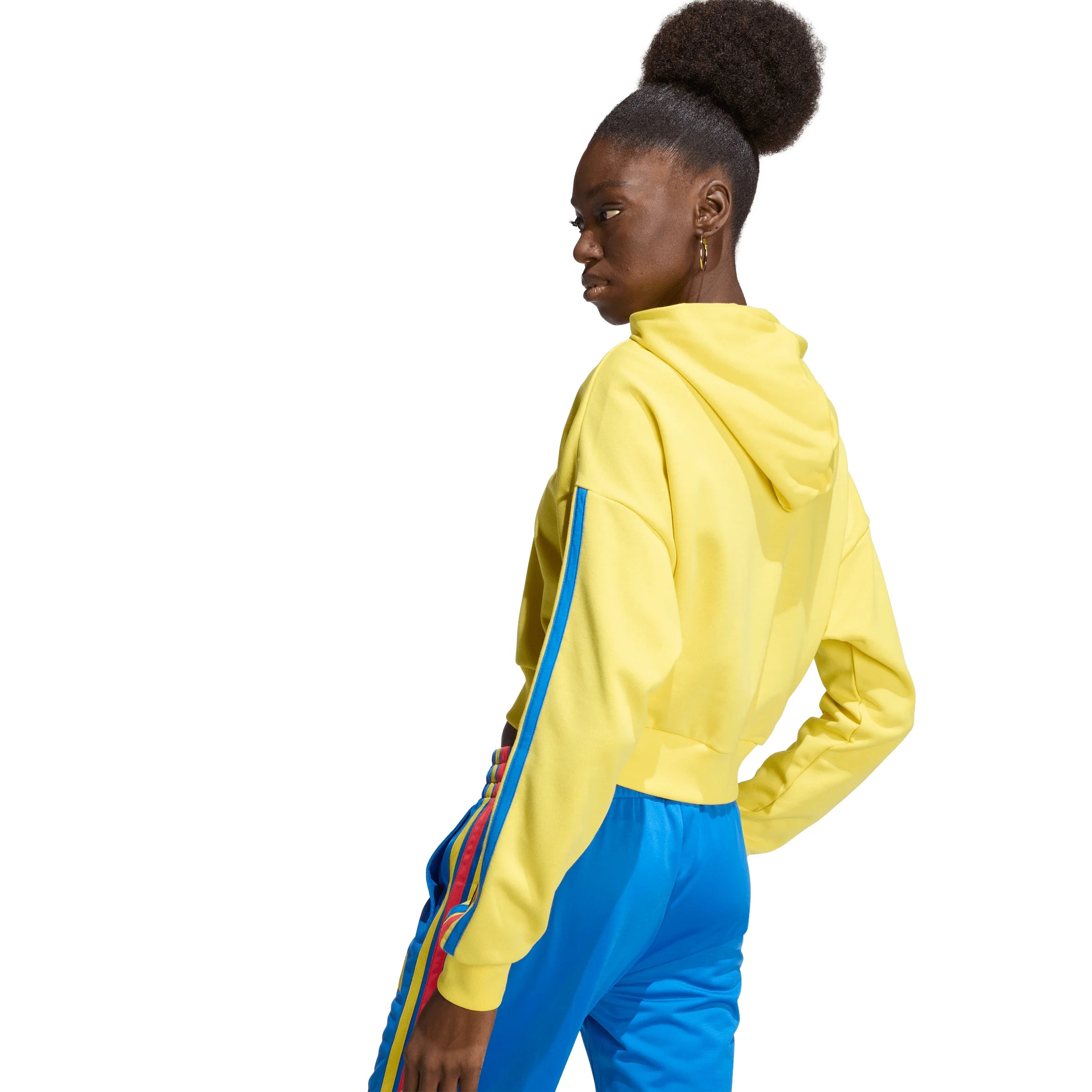 adidas Colombia DNA Womens Soccer Hoodie Yellow
