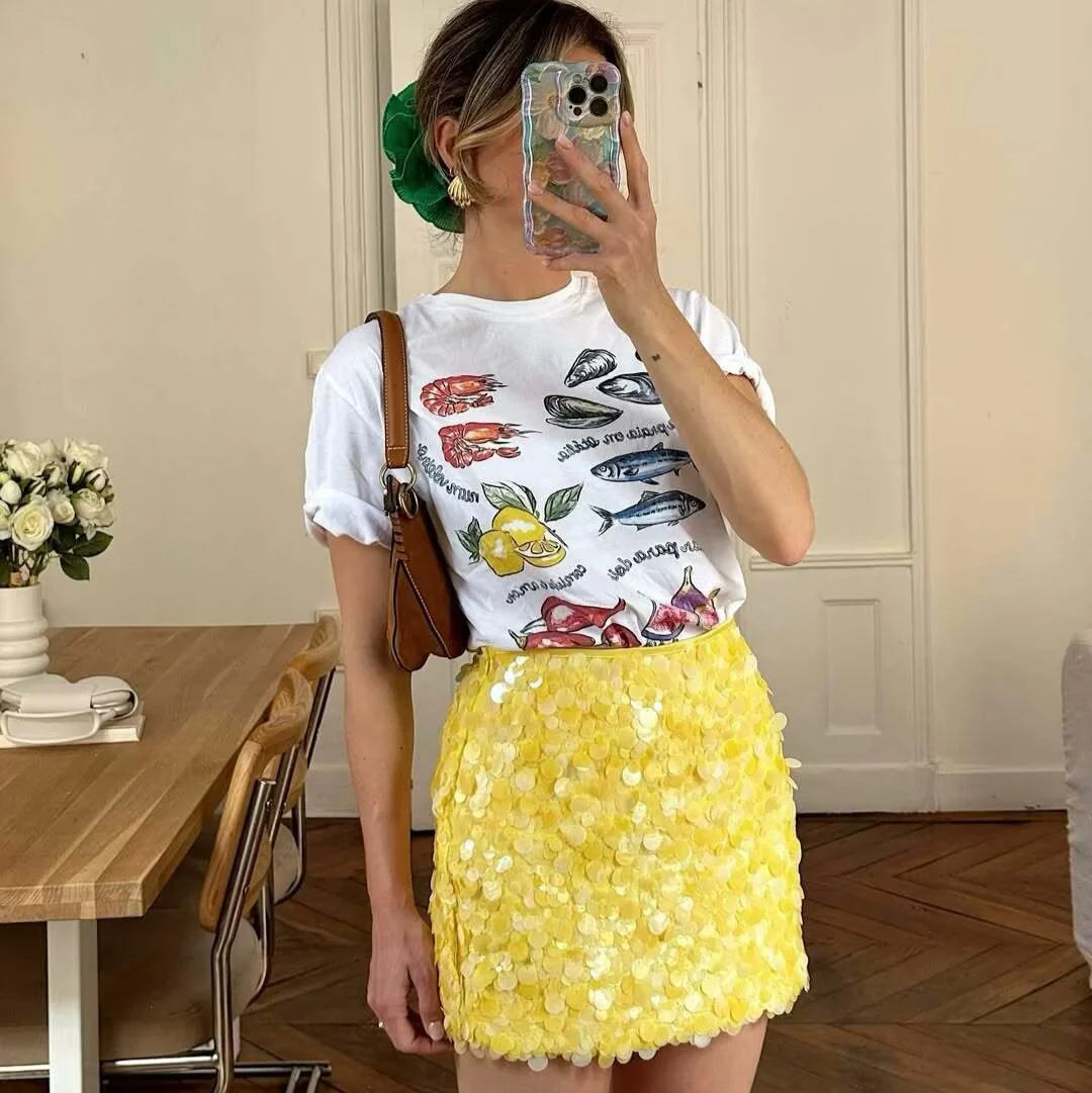 Saia Paetê Eliana