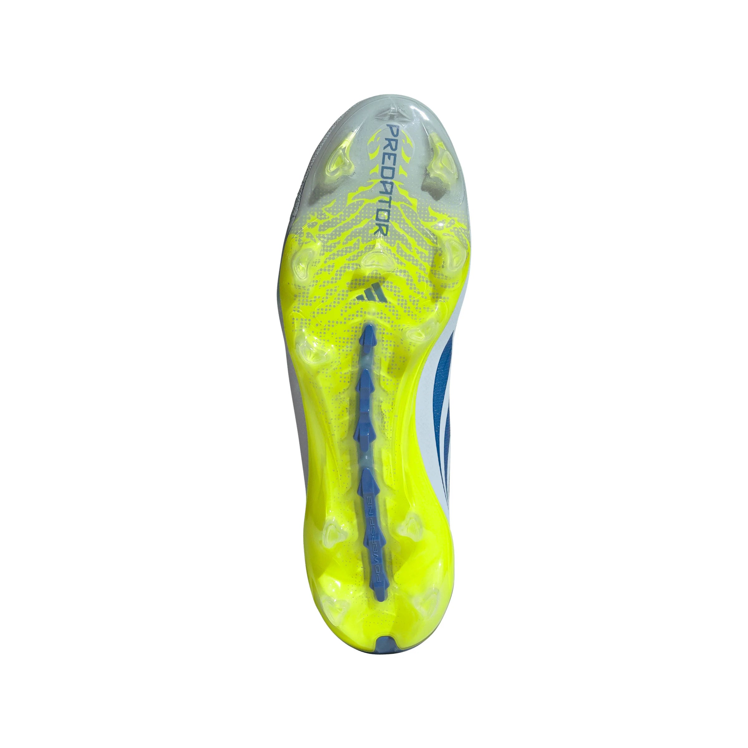 adidas Predator Elite Laceless FG Firm Ground Mens Soccer Cleats Sky Blue Yellow