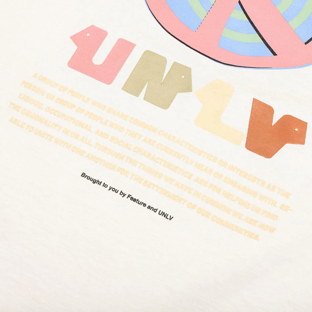 Feature x UNLV Common Unity Tee Cannoli Cream
