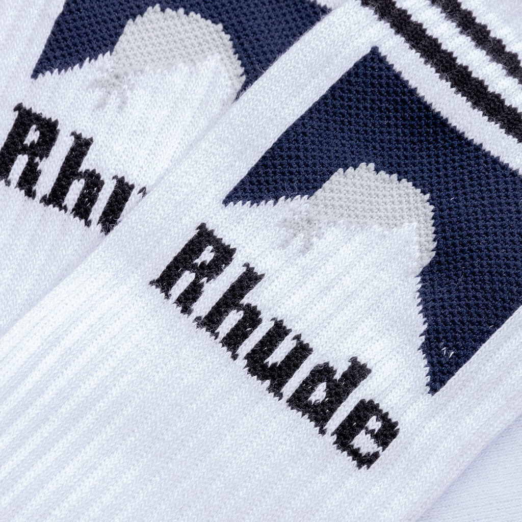 Moonlight Sock White Navy
