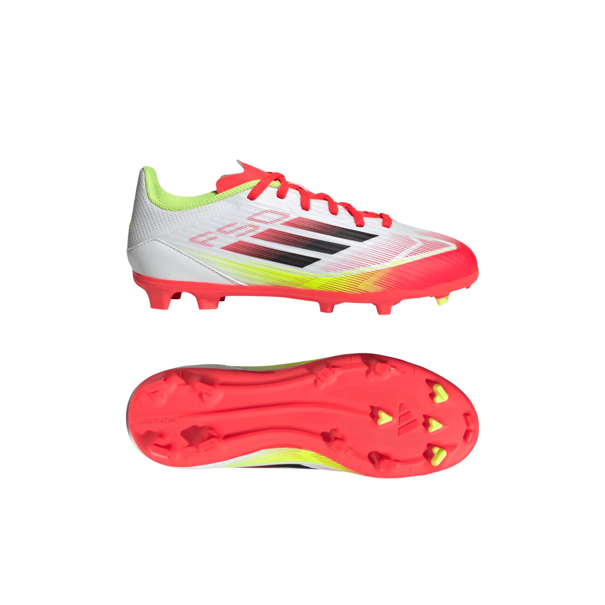 adidas F50 League Firm Multi Ground Boots Kids White Black