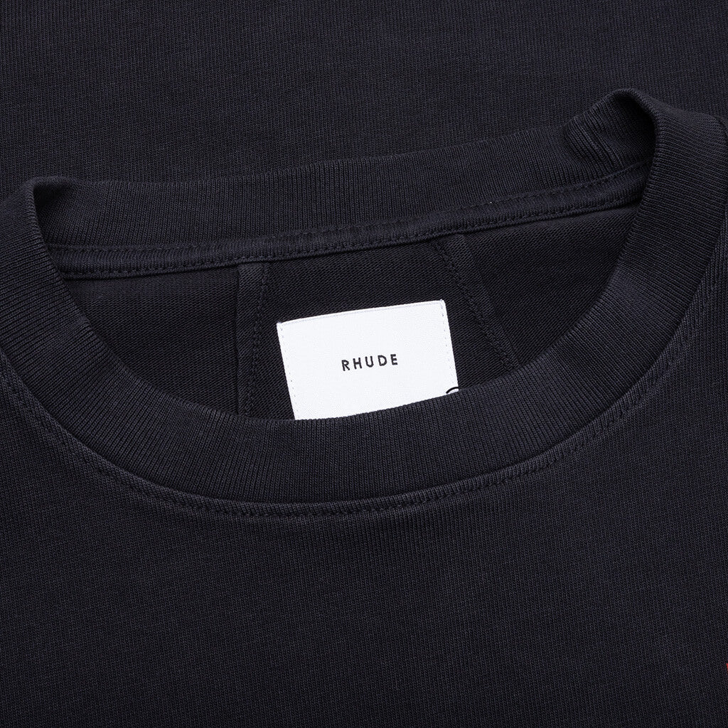 Moonlight Badge L S Tee Vintage Black