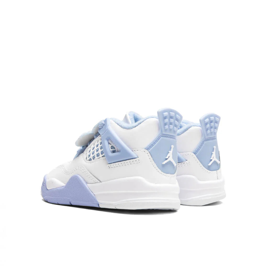 Air Jordan 4 Retro Aluminum TD White Aluminum Blue Tint Oil Green