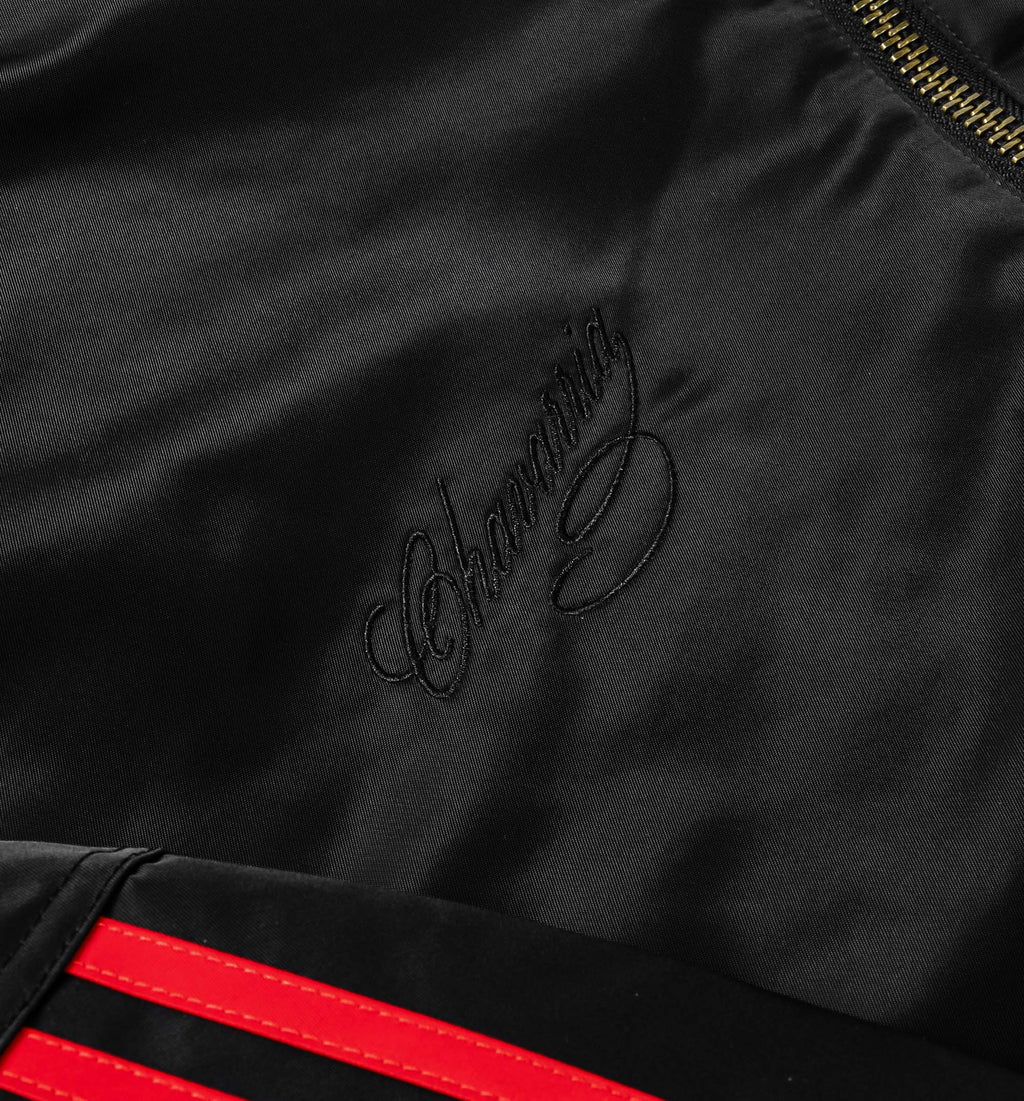 Willy Chavarria x Adidas Zipped Bomber Mens Jacket Black