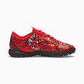 PUMA x Christian Pulsic ULTRA Play TT JR Turf Youth Soccer Cleats Red Black White