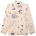 Doodles Linen Coat Tan