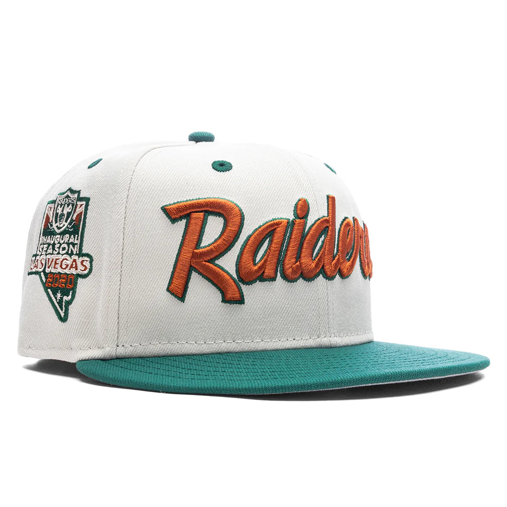 Feature x New Era 59FIFTY Fitted Las Vegas Raiders Stone Emerald Green