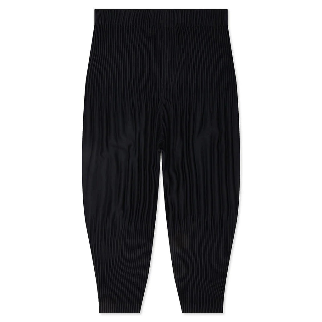 Basics Pleated Pants Black