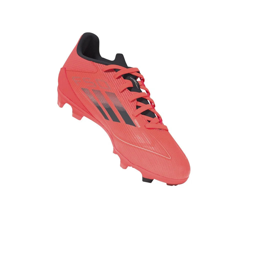 adidas Kids F50 League FG MG Multi Ground Soccer Cleats Turbo Black