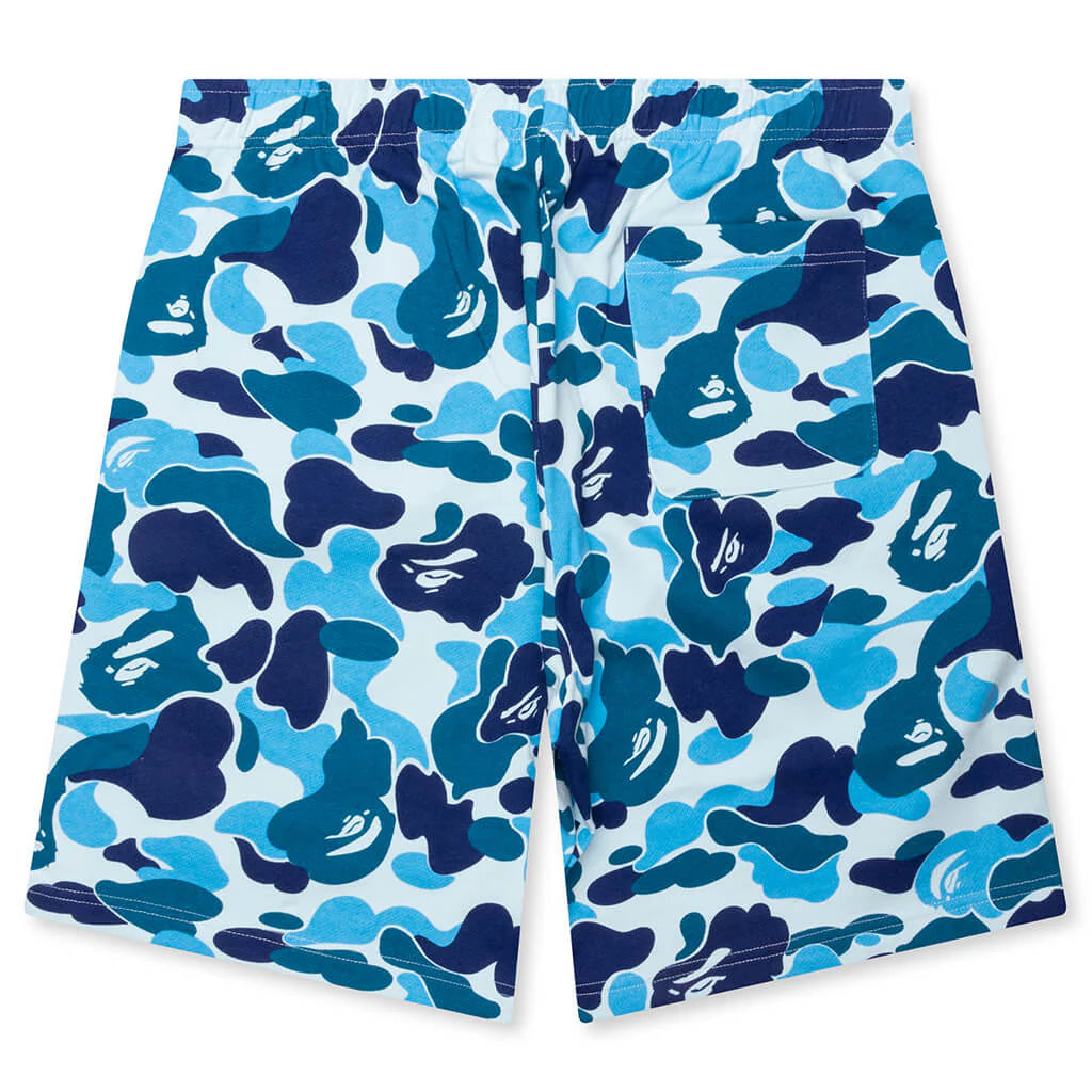 ABC Camo Shark Sweat Shorts Blue