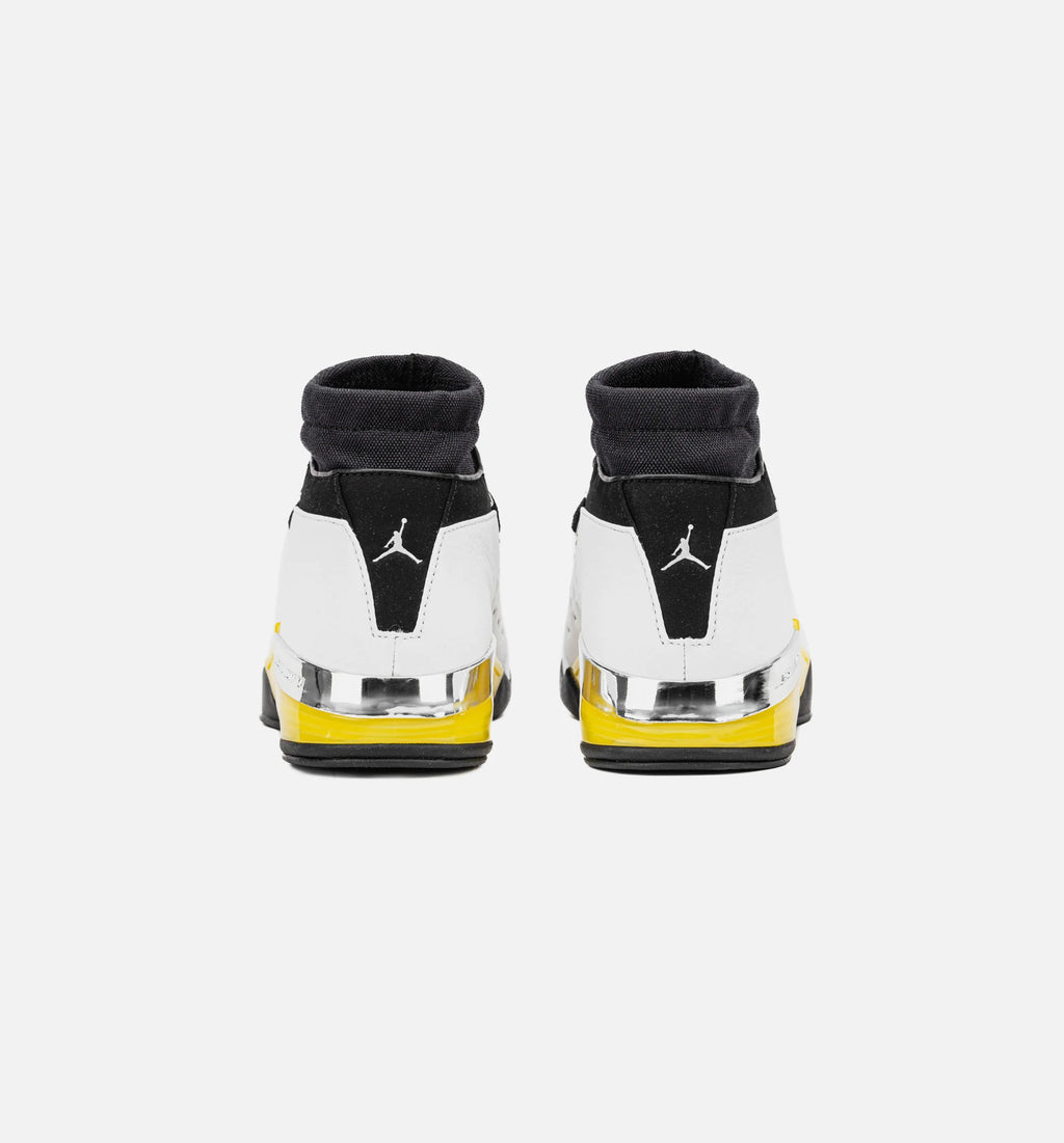 Air Jordan 17 Retro Low Lightning Mens Lifestyle Shoe White Lightning Black Chrome Limit One Per Customer
