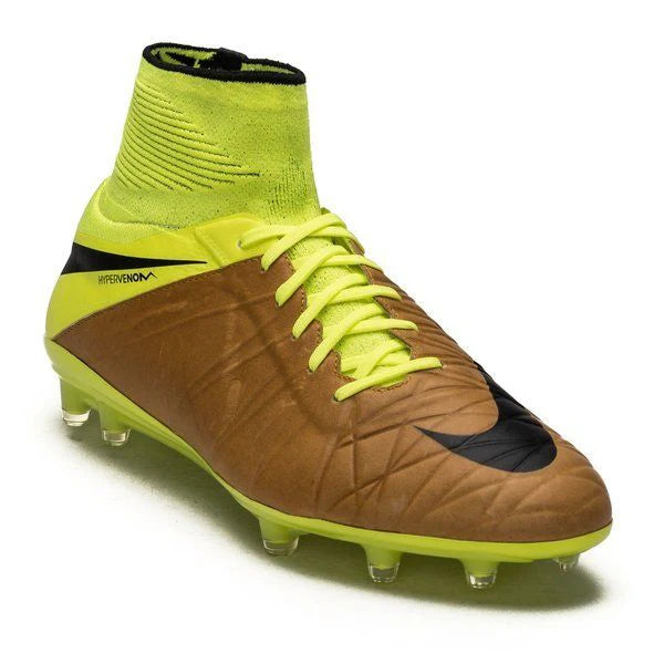 Nike Hypervenom Phantom II LT FG Firm Ground Soccer Cleats Canvas Black Volt