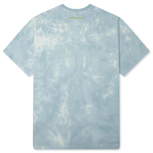 Tie Dye Smiley Oversized T Shirt Tie Dye Blue