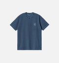 Nelson Mens Short Sleeve Shirt Blue