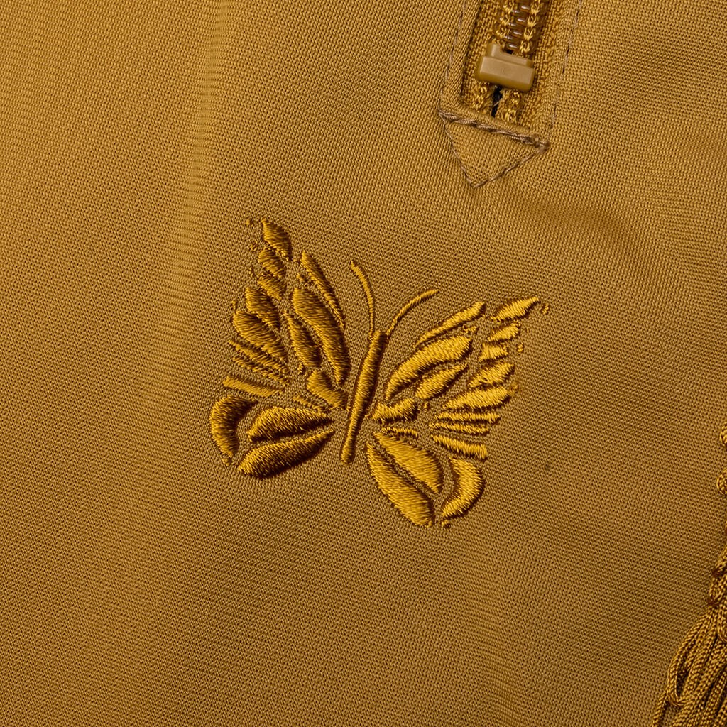 Tricot Jersey Fringe Track Pant Gold