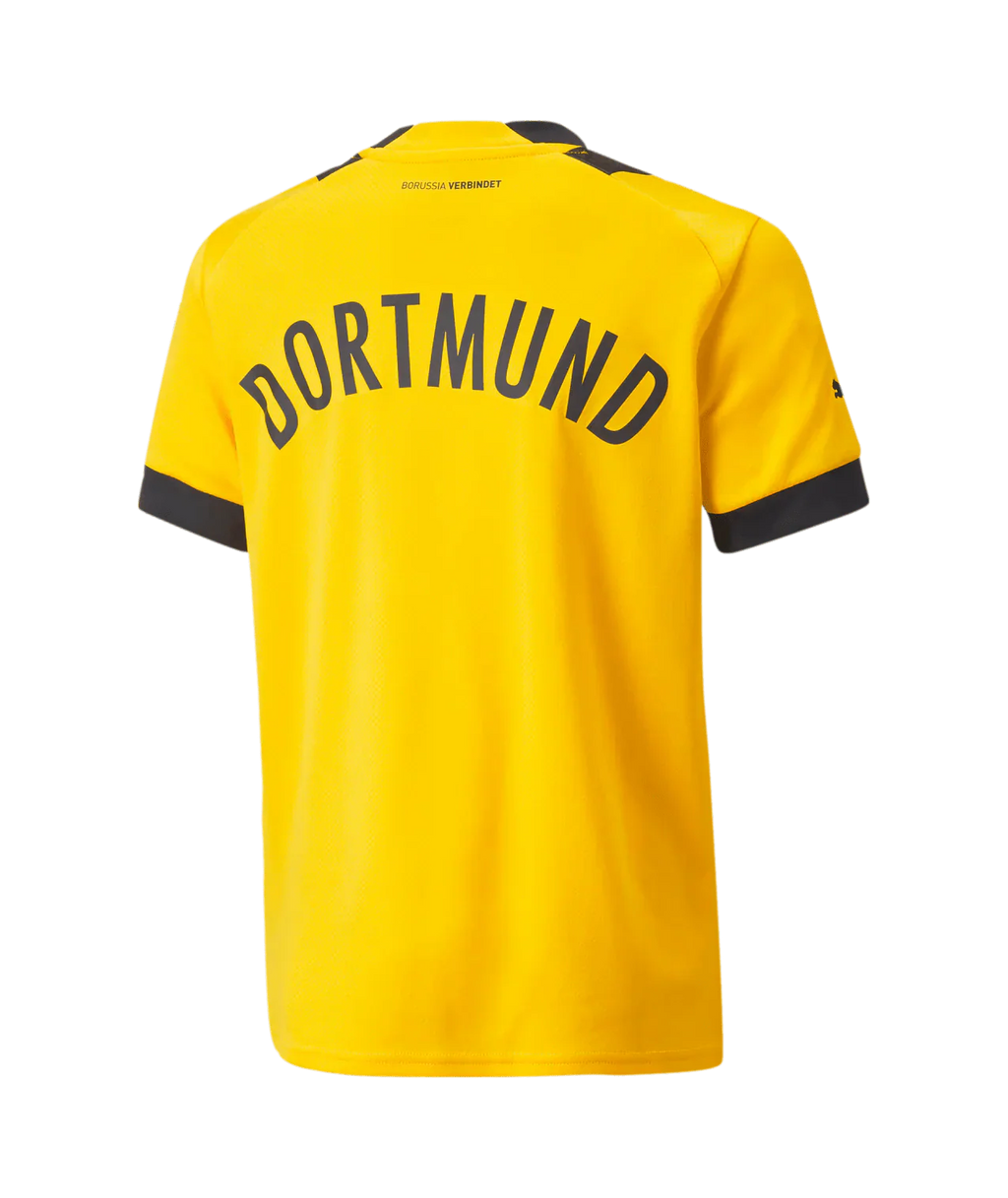 PUMA Kids Borussia Dortmund Home Jersey 22 Youth Yellow Black