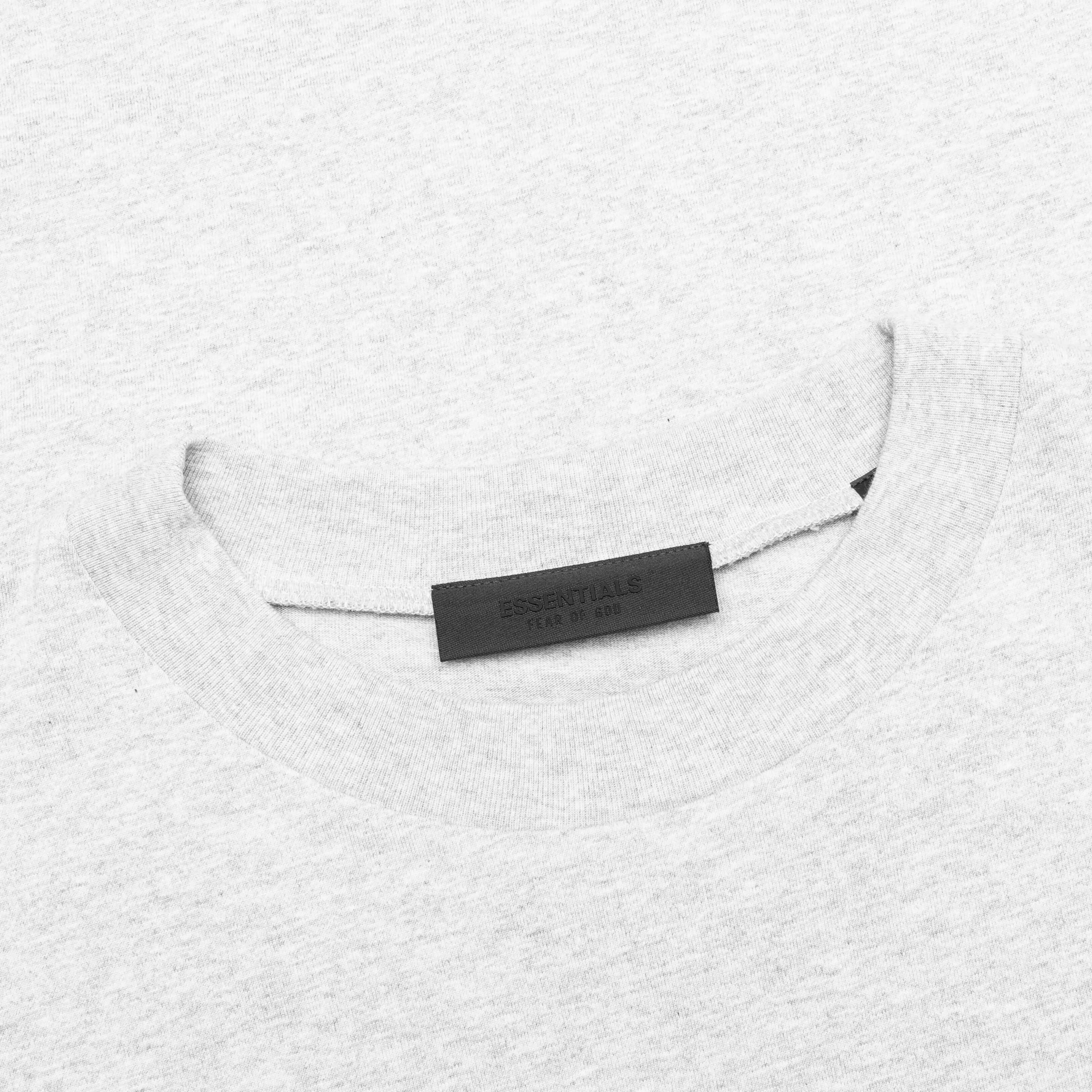 Jersey Long Sleeve T Shirt Light Heather Gray