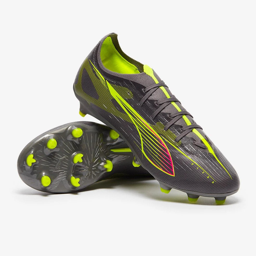 PUMA Ultra 5 Match FG AG Firm Multi Ground Soccer Cleats Silver