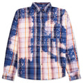 Awake NY x Jordan Flannel Blackened Blue Boarder Blue Sail