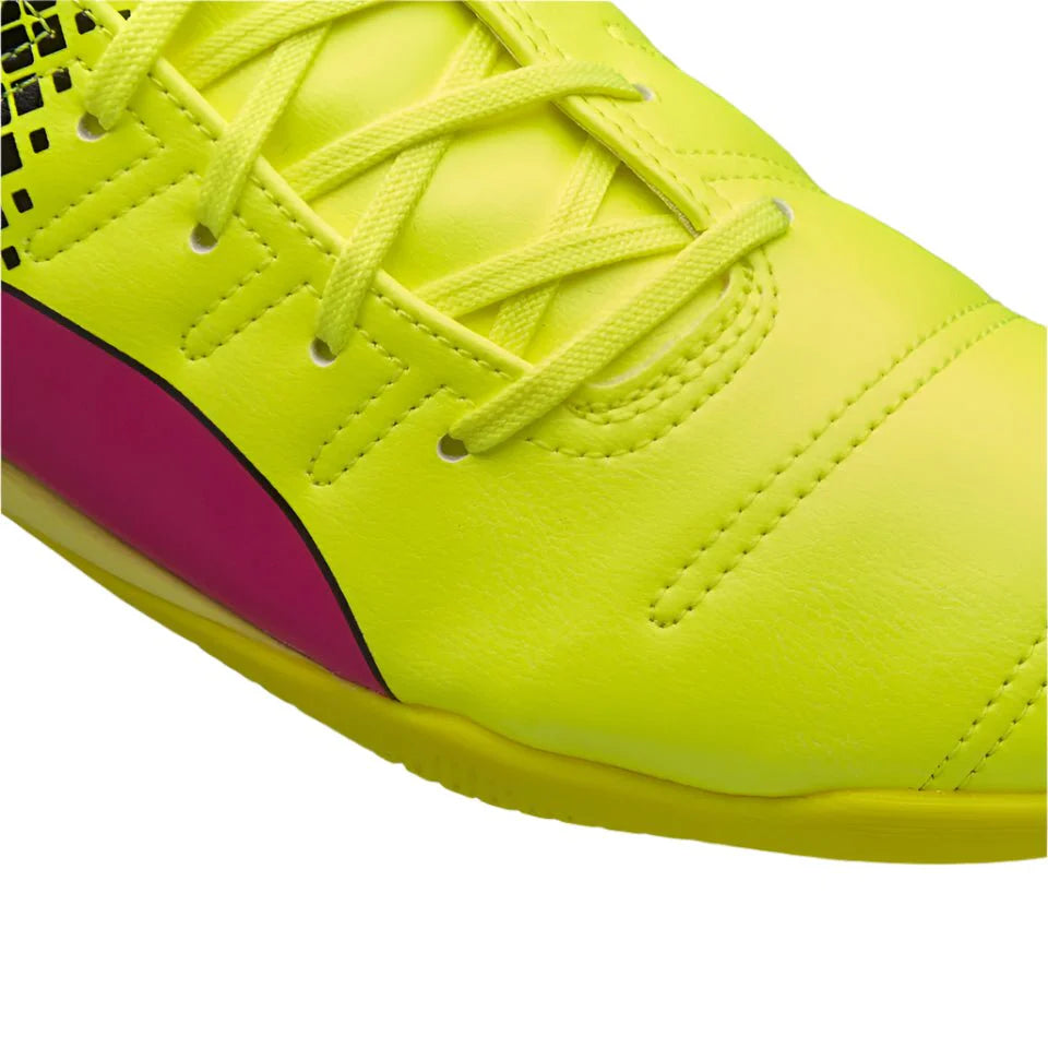 PUMA Evopower 43 Tricks IT Indoor Boots Pink Glo Safety Yellow