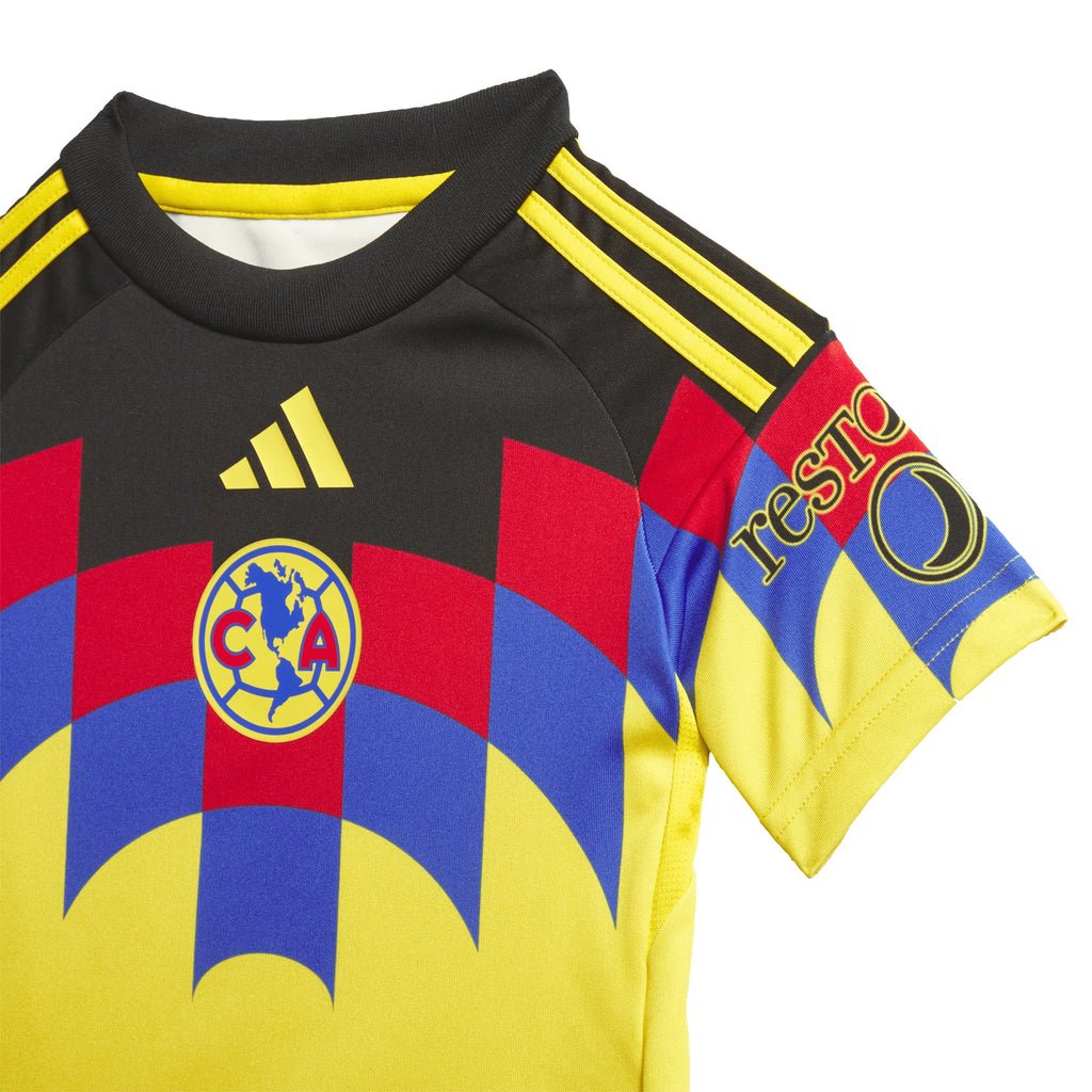 adidas Club América 25 26 Home Mini Kit Kids Yellow