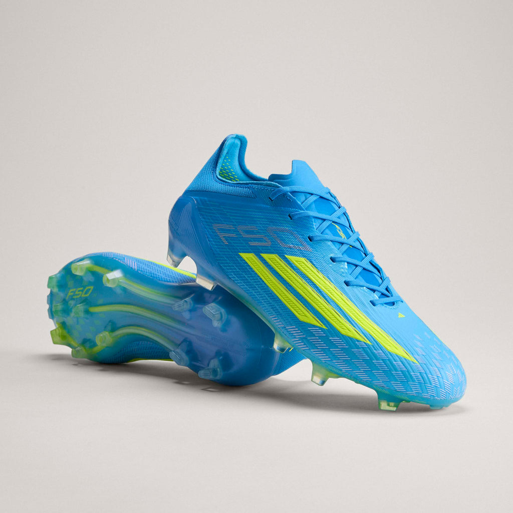 adidas F50 Elite FG Firm Ground Mens Soccer Cleats Blue Yellow Aqua