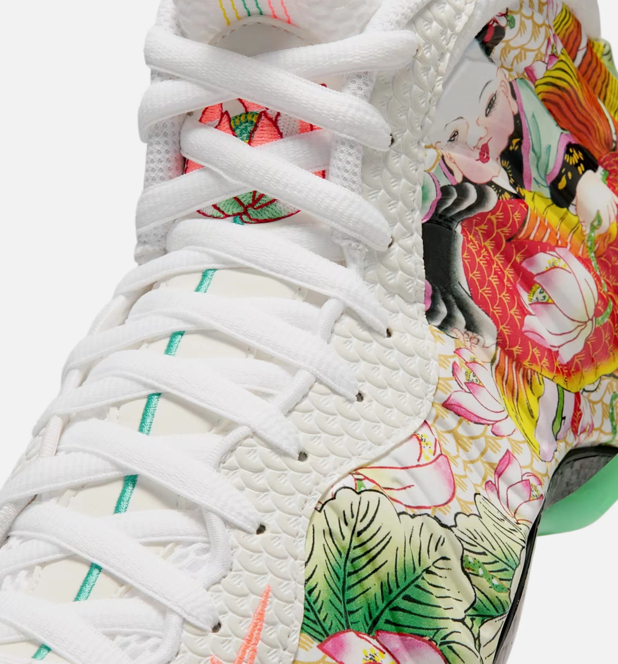 Air Foamposite One Tianjin 20 Mens Basketball Shoe White Light Poison Green Black Lava Glow Tour Yellow Limit One Per Customer